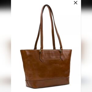 Patricia Nash Rich Brown Leather Tote